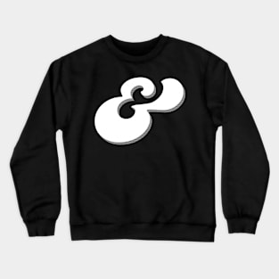 Ampersand / Retro Design Gift Crewneck Sweatshirt